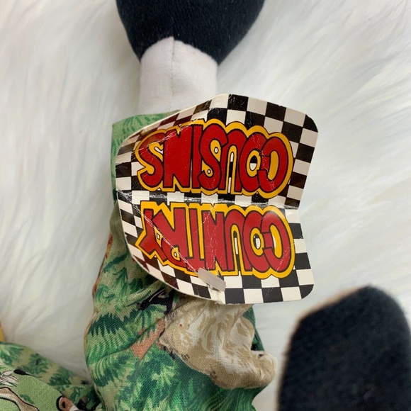 New Country Cousins Plush Cow Stuffed Animal toy 1994 Country Outfit - Picture 3 of 4